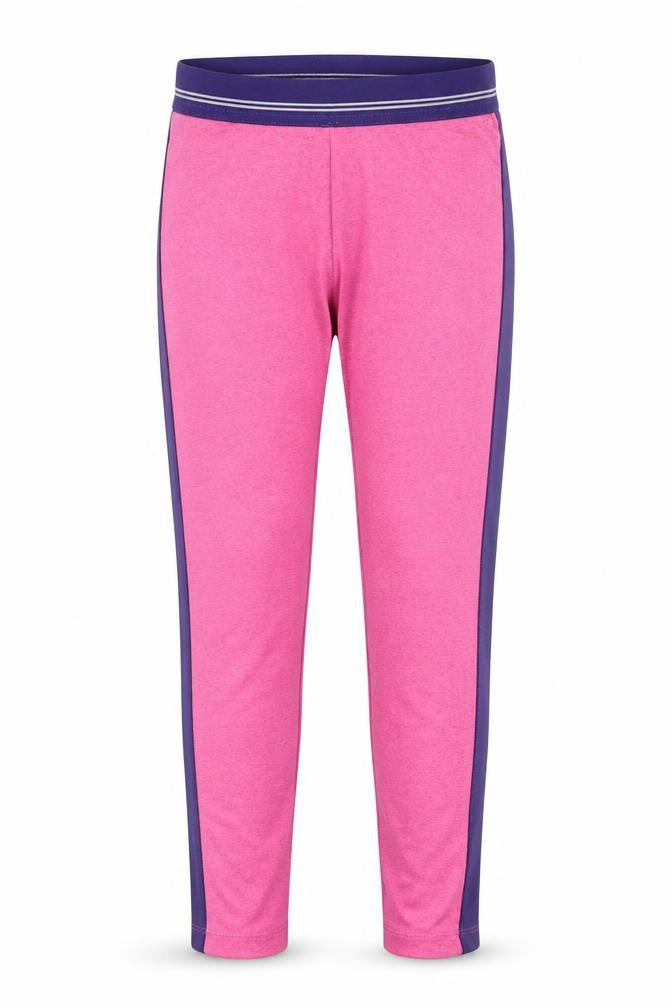 Front view of Next girls’ pink carrot trousers, size 11, years