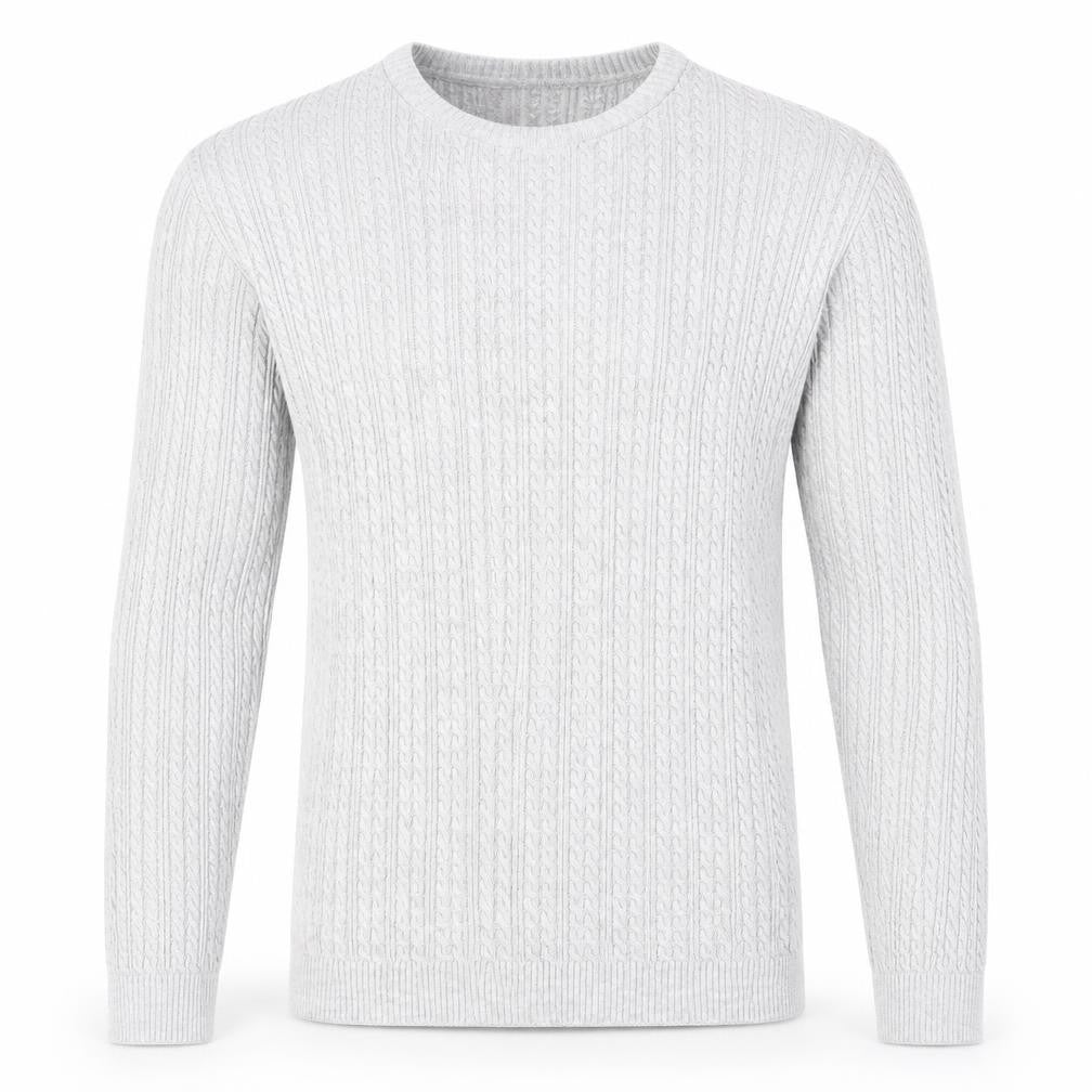 Front view of ASOS men’s grey jumper, size S