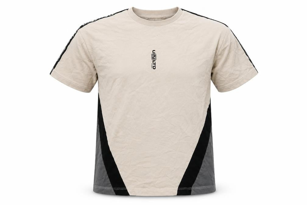 Front view of Next boys’ grey basic t-shirt, size 12, years
