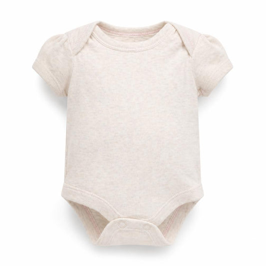 Front view of Tu Baby Grey Ikat Babygrow One-Piece Size Newborn