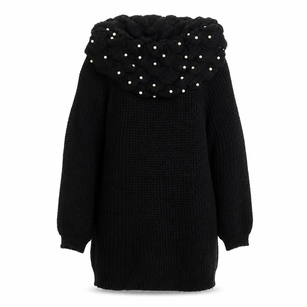 Front view of Preworn women’s black jumper, size S