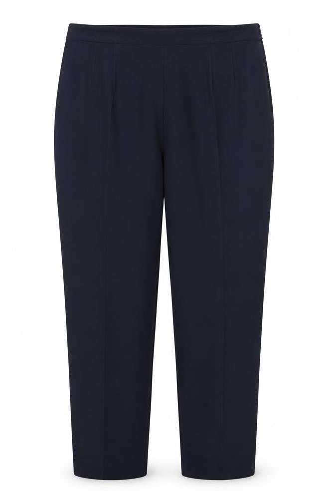 M&S Womens Blue   Carrot Trousers Size 16 L24 in