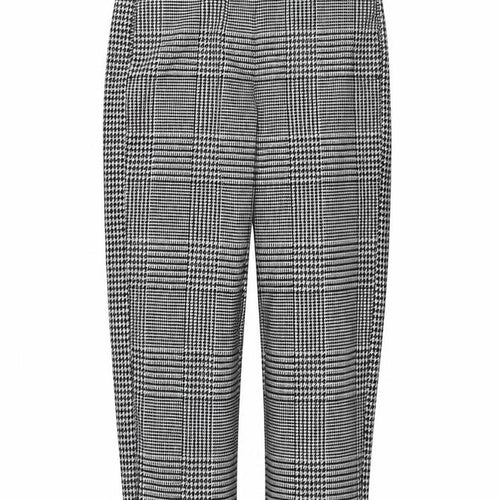 Marks and Spencer  Womens White Check  Trousers  Size 8 L24 in