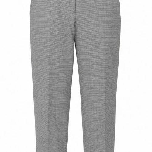 Marks and Spencer Womens Grey Check  Trousers  Size 12 L27 in