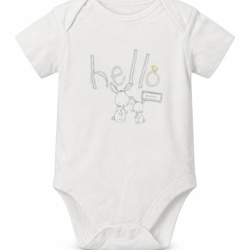 George Baby White   Leotard One-Piece Size 3-6 Months  - Hello, Bunny