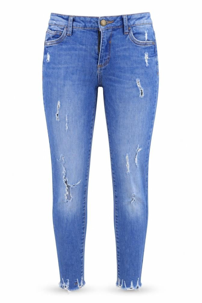 Denim CO Womens Blue   Skinny Jeans Size 4 L27 in
