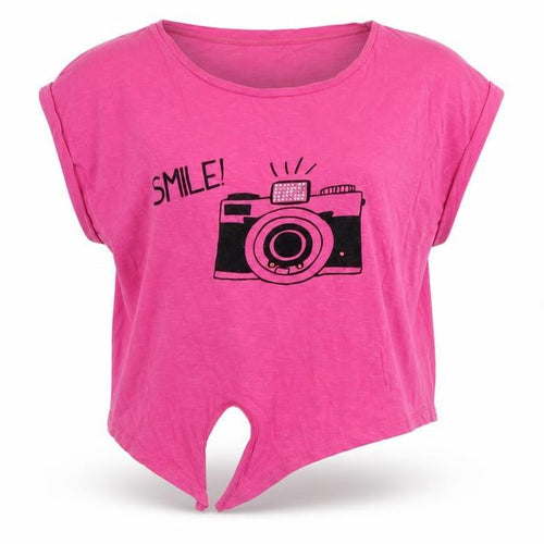 Kylie Girls Pink   Wrap T-Shirt Size 13 Years