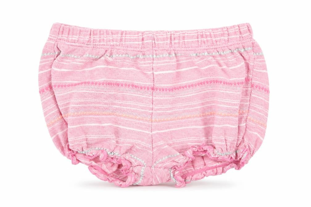 Front view of H&M girls’ pink cropped trousers, size 12, months
