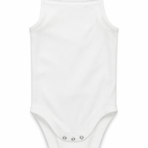 George Baby White   Babygrow One-Piece Size 12-18 Months