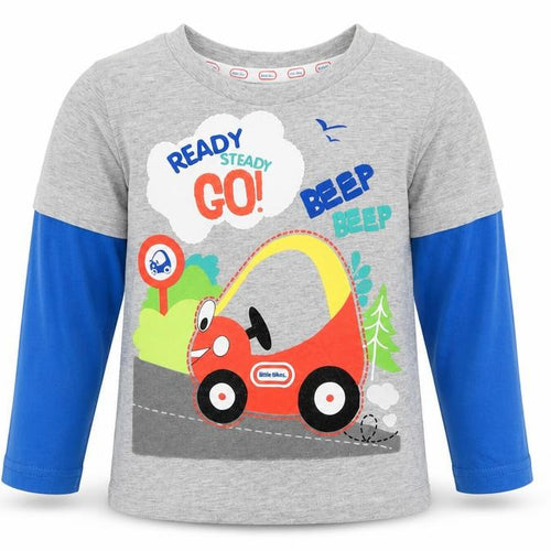 George Boys Grey Geometric  Babydoll Pyjama Top Size 18-24 Months