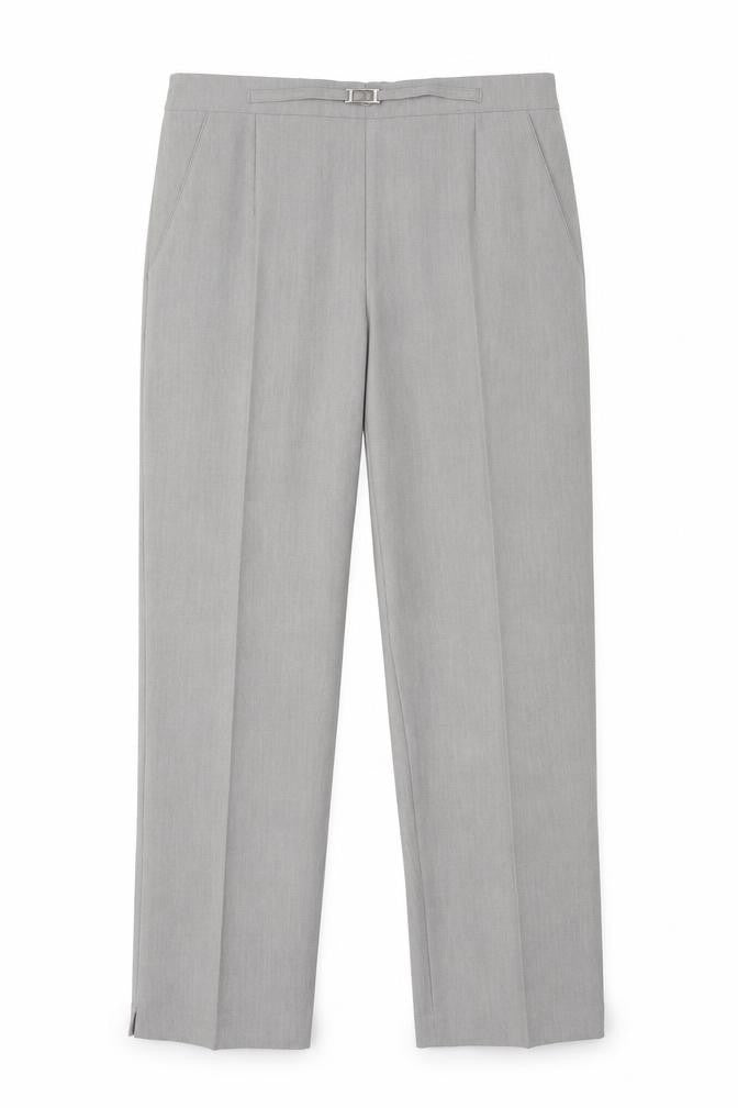 Just Elegance Womens Grey  Rayon Trousers  Size 14 L27 in