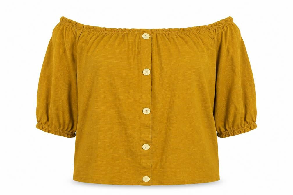 Matalan Womens Yellow   Basic Blouse Size 14