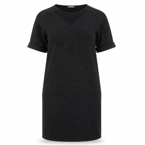 Marks and Spencer Womens Black Polka Dot  Jumper Dress  Size 14