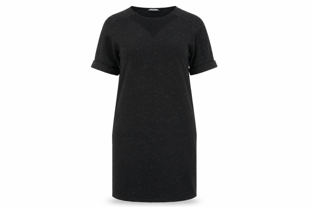 Marks and Spencer Womens Black Polka Dot  Jumper Dress  Size 14