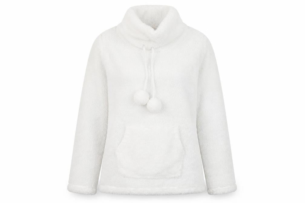 Tu Womens White   Pullover Jumper Size S