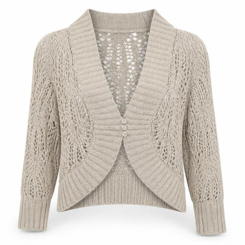 M&Co Womens Brown  Knit Cardigan Jumper Size M