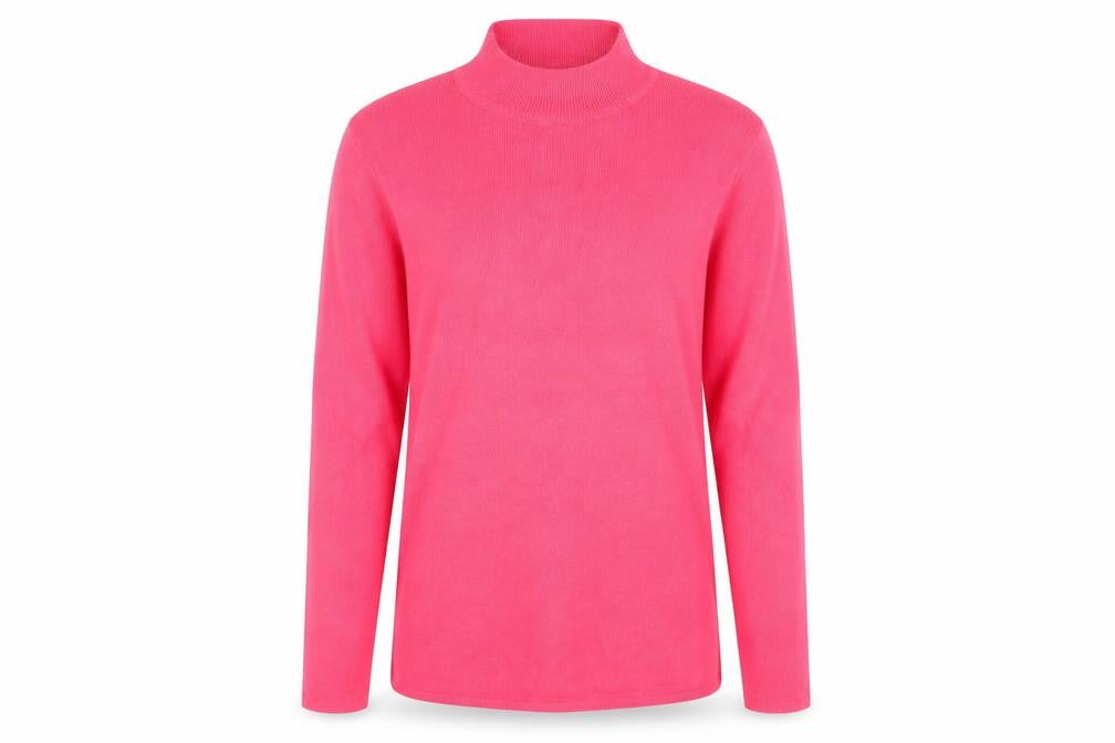 Front view of miaoin women’s red jumper, size L