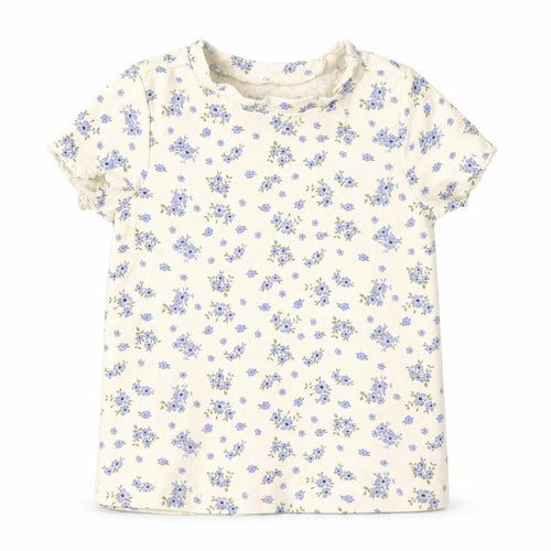 denim and co Girls Beige Fair Isle  Basic T-Shirt Size 4-5 Years