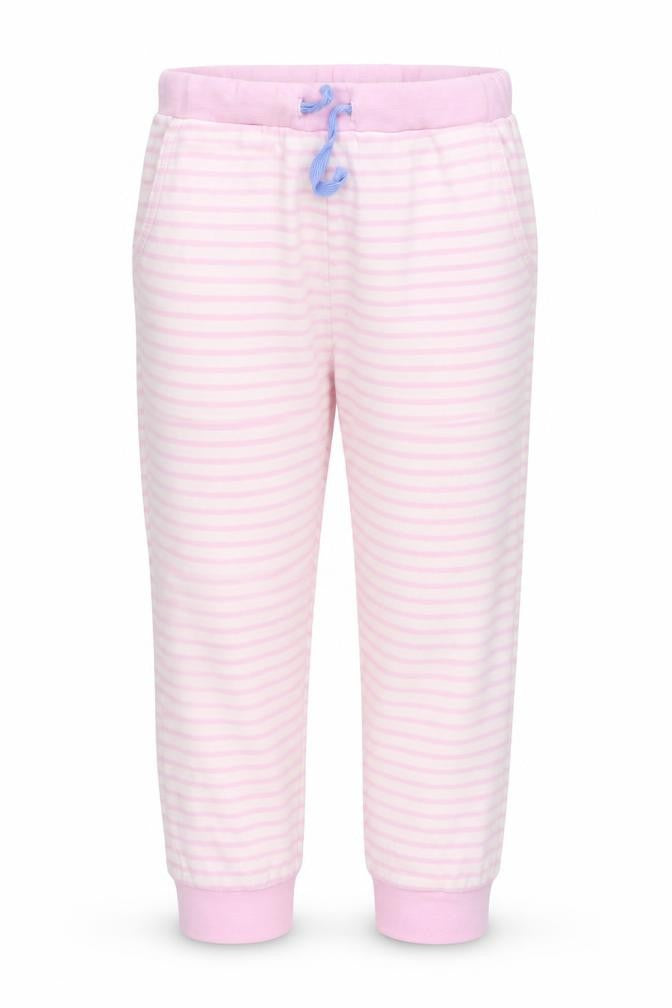 John Lewis Girls Multicoloured Striped  Capri Lounge Pants Size 6 Years