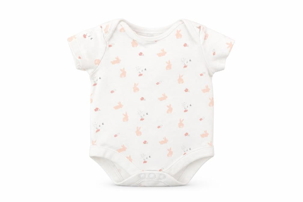 F&F Girls  Animal Print  Babygrow One-Piece Size 0-3 Months
