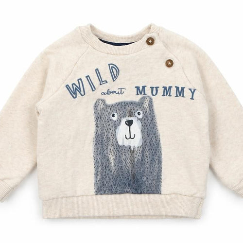 F&F Baby Ivory Animal Print  Pullover Jumper Size 6-9 Months