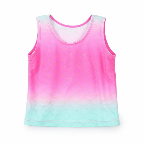 George Girls Multicoloured Geometric  Basic T-Shirt Size 12-18 Months  - SWIMMIMG TOP