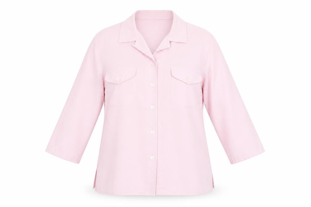 St Michael Womens Pink Basic Button-Up Size 14