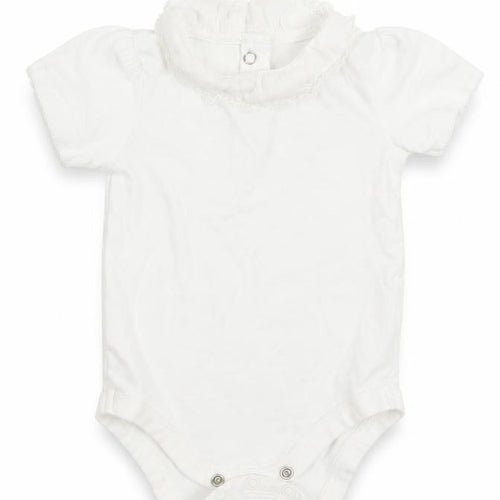 TU Baby White   Babygrow One-Piece Size 3-6 Months