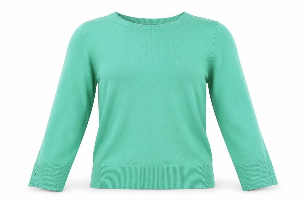 BHS Womens Green   Pullover Jumper Size 12