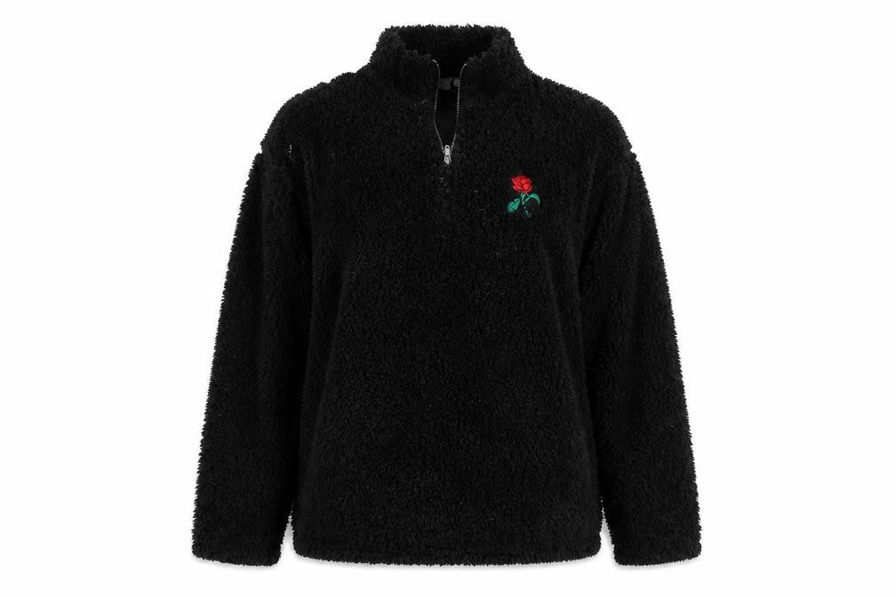 Front view of ASOS women’s black jumper, size L