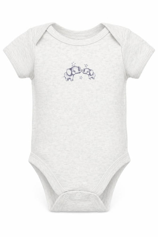 Front view of George Baby Grey Leotard One-Piece, size 3-6, Months