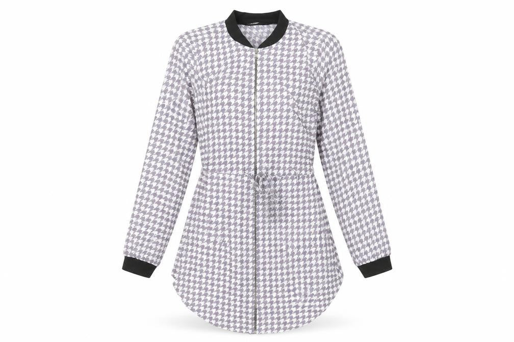 Front view of SHEIN women’s grey a-line, size XL