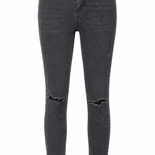 VILA Womens Grey   Skinny Jeans Size 26 in L27 in