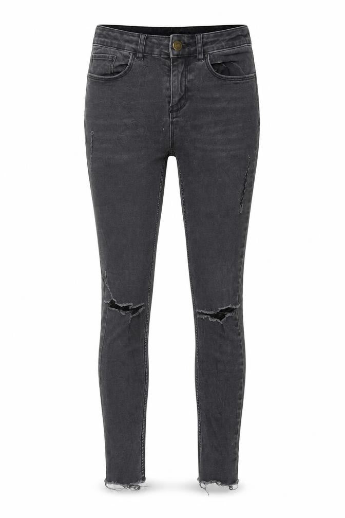 VILA Womens Grey   Skinny Jeans Size 26 in L27 in