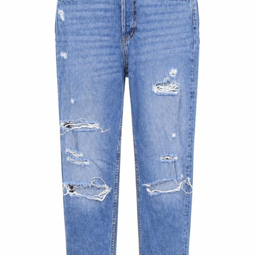 H&M Womens Blue   Tapered Jeans Size 8 L25 in