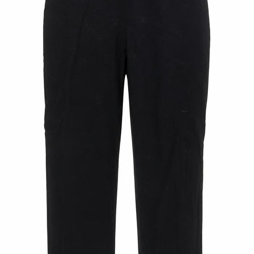 M&S Womens Black   Trousers  Size 40 in L26 in