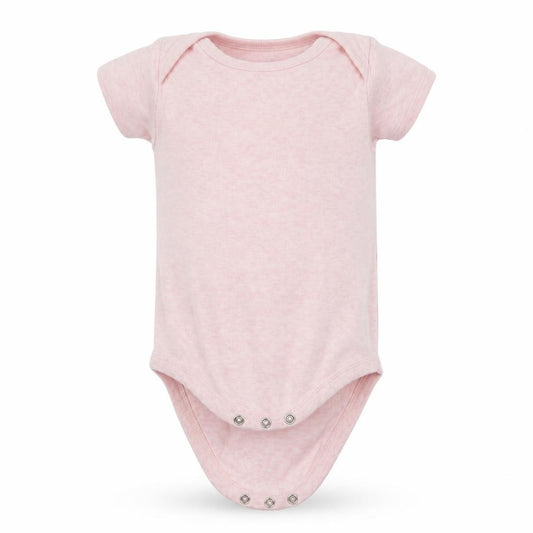 Front view of Next girls’ pink romper one-piece, size 12-18, months