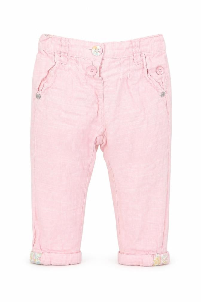 NEXT Girls Pink   Capri Trousers Size 12-18 Months