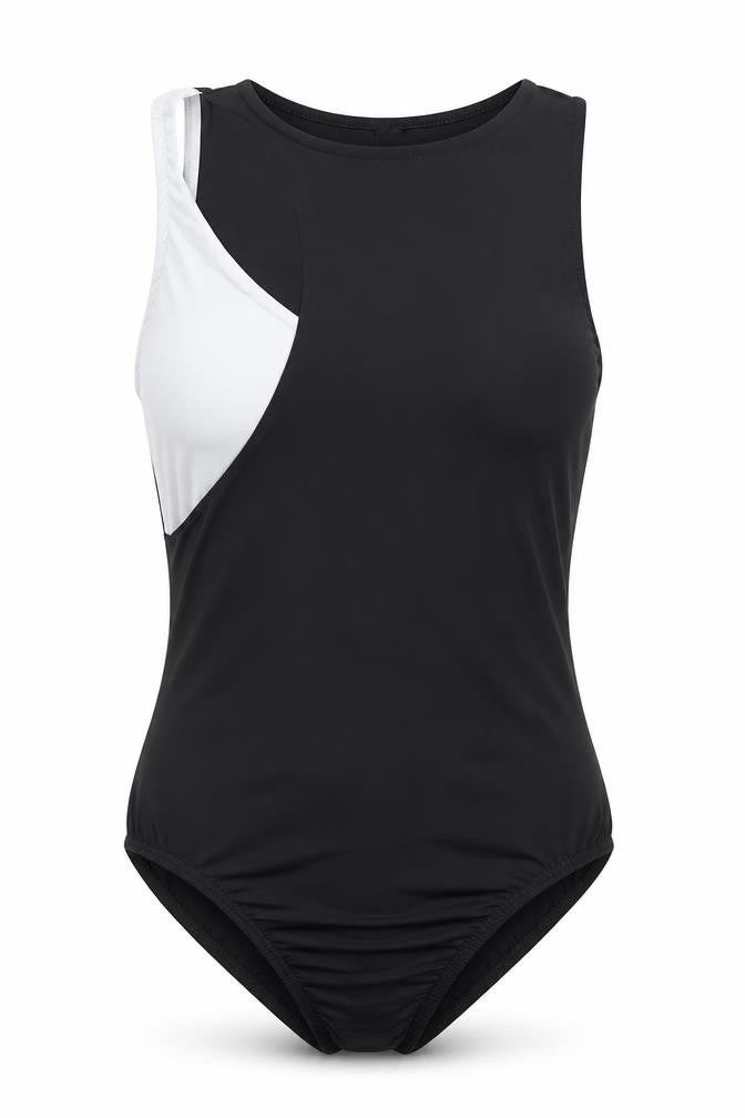 I SAW IT FIRST Womens Black   Bodysuit One-Piece Size 8  - Black and White
