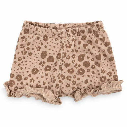 George Girls Brown Animal Print  Cropped Leggings Size 0-3 Months  - Waist 16in; Inside  leg 2in