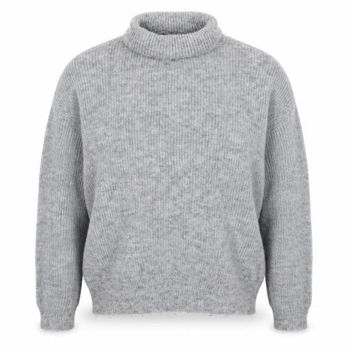 Mango Womens Grey  Knit Pullover Jumper Size S