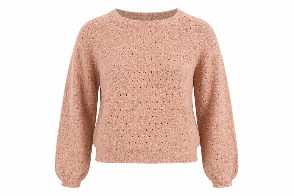 Front view of Dreamers women’s orange jumper, size XS