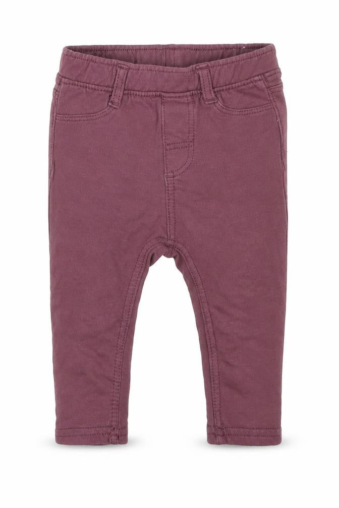 Front view of H&M Baby Purple Jogger Trousers, size 6-9, Months