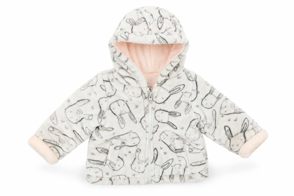 F&F Girls Grey   Overcoat Coatigan Size 3-6 Months