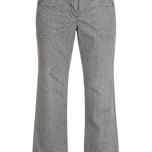 Preworn Womens Grey   Bootcut Jeans Size 32 in L29 in