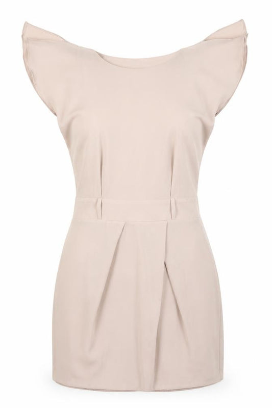 Front view of ASOS women’s pink mini, size UK 10