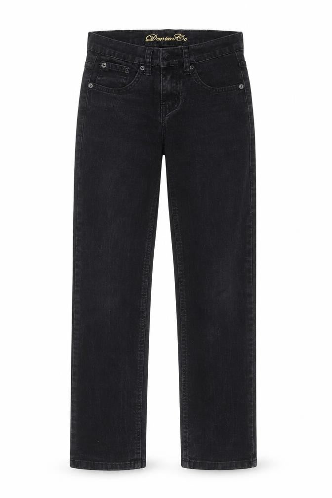 YD Girls Black   Straight Jeans Size 10-11 Years