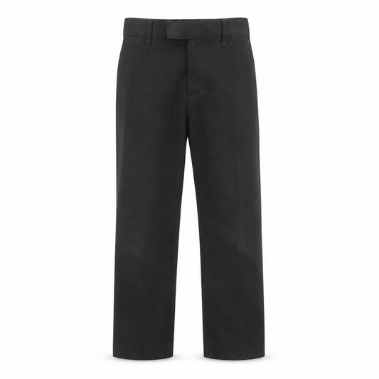 Front view of Next boys’ black dress pants trousers, size 6, years