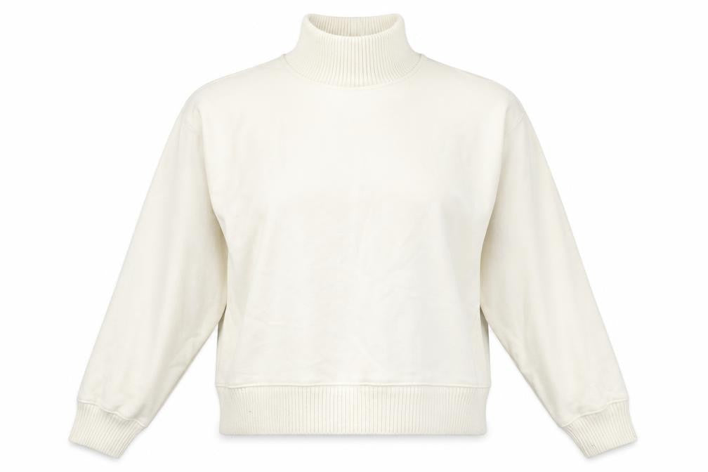 Front view of Primark women’s ivory jumper size 2xs - cropped