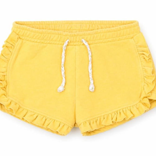 Matalan Girls Yellow   Sweat Shorts Size 5 Years